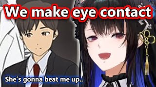 Nerissa accidentally makes eye contact with a stranger IRL【HololiveEN】