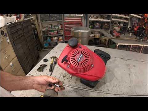 Honda HRX217 GCV190 Timing Belt Replacement - YouTube