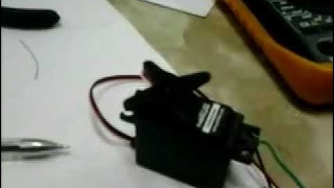 servo motor control with pic 16f628a
