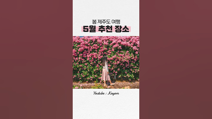 🌹 5월 제주도 여행 가볼 만한 곳 추천! 꼭 가보세요