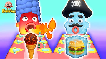 Stacky Ice Cream Runner VS Burger Master 5 - All Levels SpeedRun Gameplay Walkthrough iOS Android 