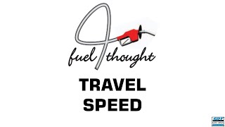 Eco Driving: Travel Speed