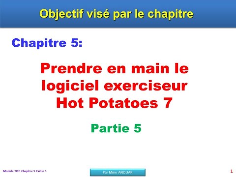 Module Tice chap5 HP partie5 Par Mme ANOUAR