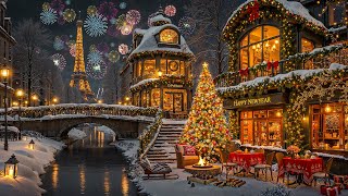 Relaxing New Year Jazz Music 2026 🎆 Smooth Jazz Piano Music at Cozy Winter Coffee Shop Ambience screenshot 5