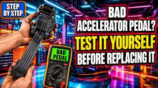 How to Test the Electronic Accelerator Pedal with multimeter Step by Step