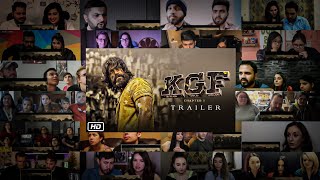 KGF Chapter-1 Trailer Monster Mashup Reactions | Rocking Star Yash | #DheerajReaction |
