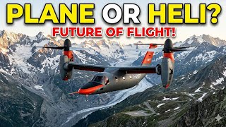 The Future of Flight? AW609 Tiltrotor Vertical Takeoff in the Swiss Alps! 🇨🇭