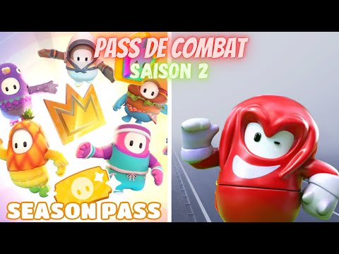 JE DÉCOUVRE LE PASS DE COMBAT de la SAISON 2 de FALL GUYS ! (Incroyable)