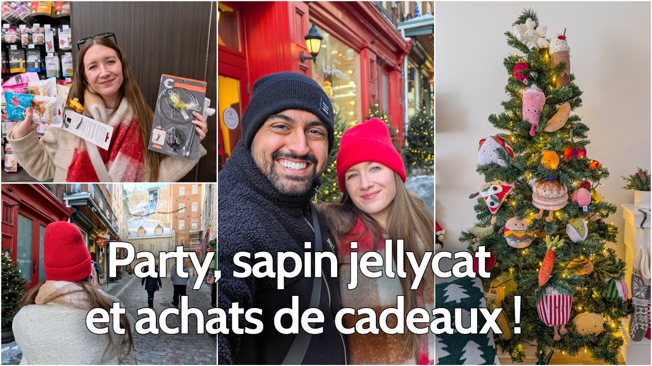 Frénésie des fêtes, achat de cadeaux et sapin de Noël Jellycat !