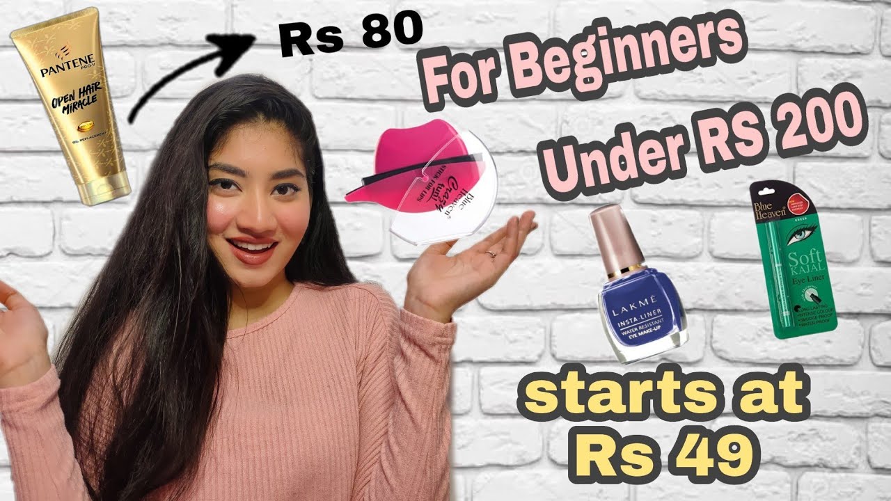 Makeup Under Rs 200 For Beginners/Teenagers