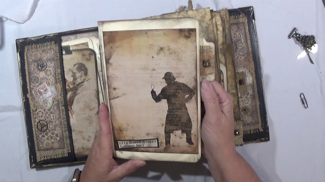 Sherlock Holmes Junk Journal Jan 2020