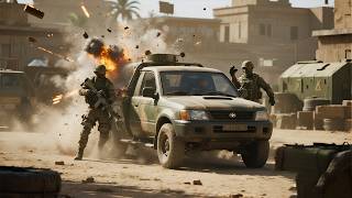 【2025 MOVIE】Terrorists Storm Military Depot in a Hilux — Chaos Explodes! #movie #kungfu