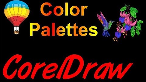 Corel Draw Tips & Tricks Document Color Palettes more info