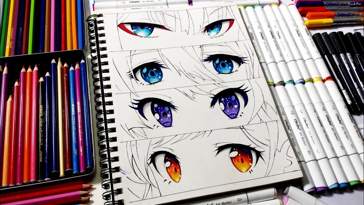 The comprehensive reference for drawing anime eyes. #anime