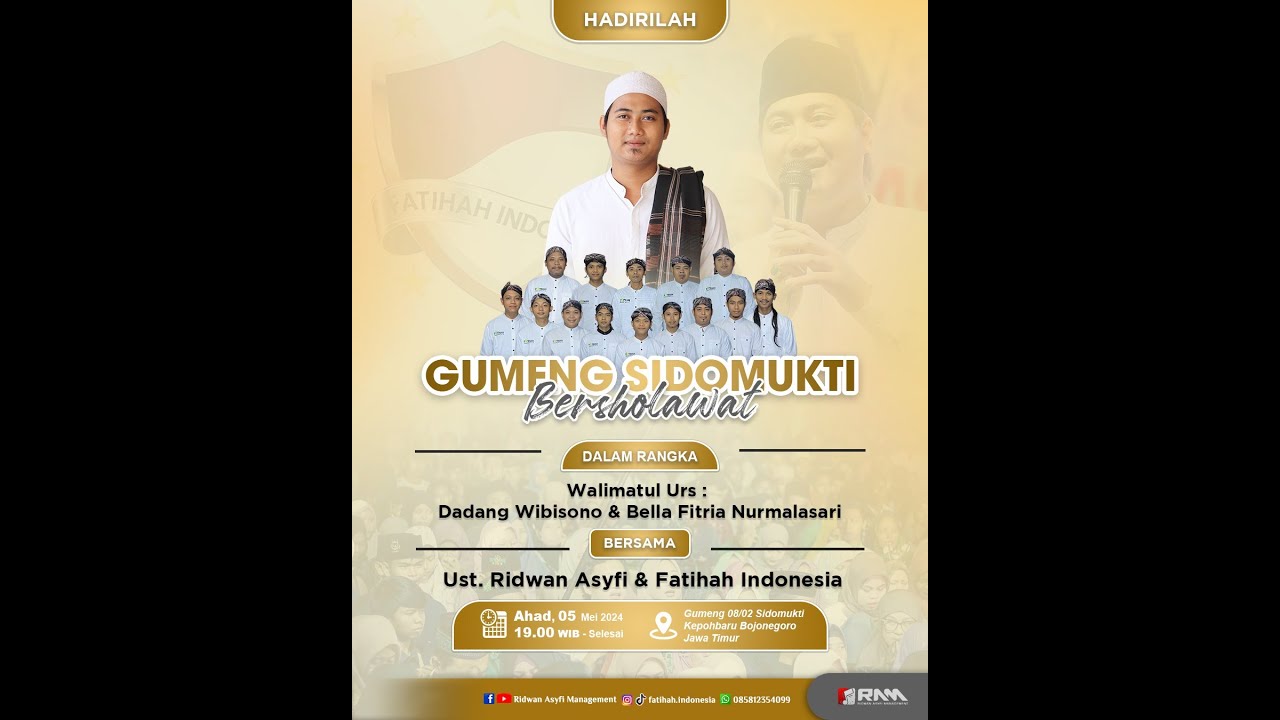 🔴LIVE - GUMENG SIDOMUKTI KEPOHBARU BERSHOLAWAT TASYAKURAN WALIMATUL URS DADANG & BELLA