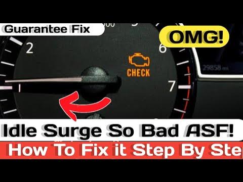 HOW TO FIX CAR IDLE SURGING | car revs up and down troubleshooting and