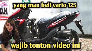 HONDA VARIO 125 CBS RED WARNANYA GINI AMAT