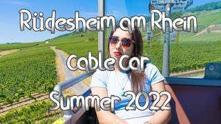 Rüdesheim am Rhein || Seilbahn || Cable Car || Summer 2022