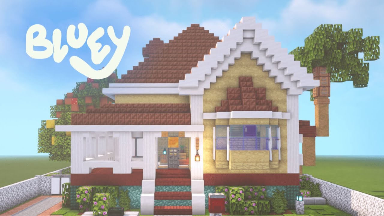 NUEVA CASA DE BLUEY EN MINECRAFT 😱 