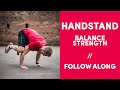 Handstand Balance and Strength [Follow Along] // School of Calisthenics