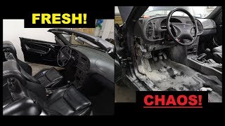 SAAB 9-3 New Interior PART 2! Could have been the END! Wiring gone bad!