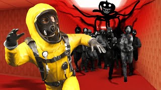 Escaping The SECRET Red Hospital in Backrooms... screenshot 3