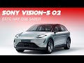 Sony va en serio con los autos: los Vision-S 01 y Vision-S 02 adelantan sus planes