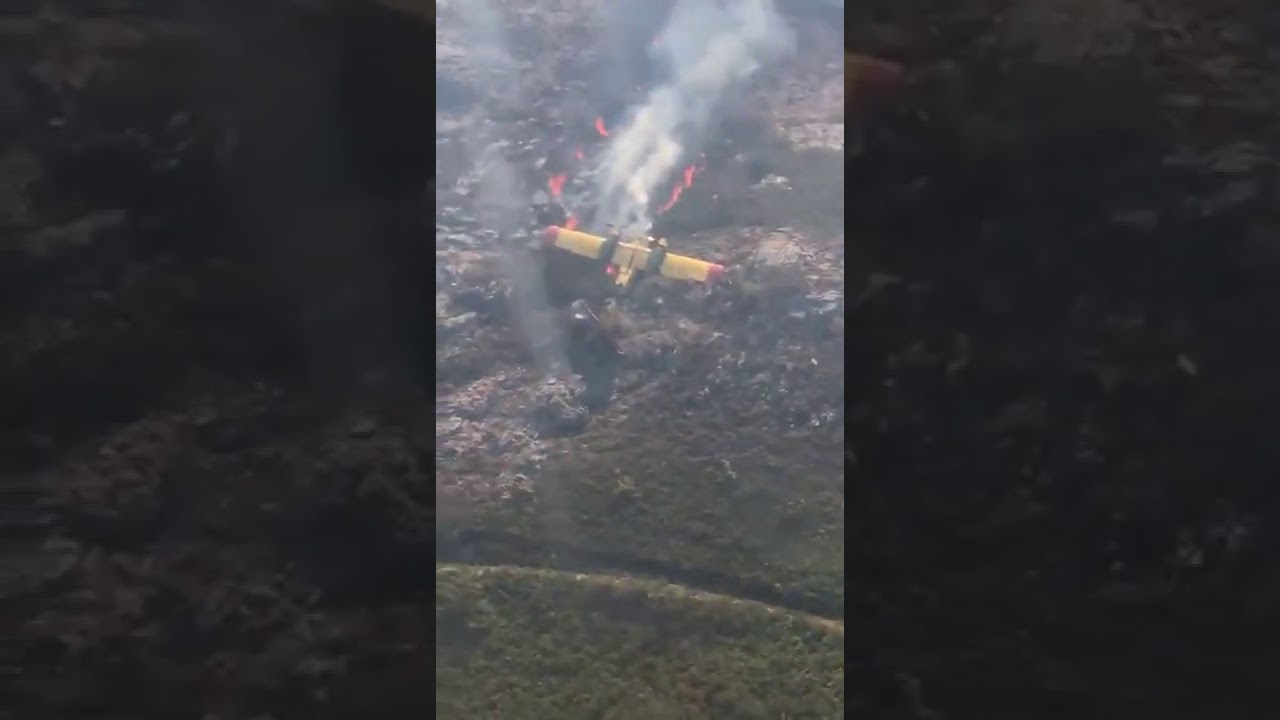 Avião Canadair cai no Gêres durante combate às chamas