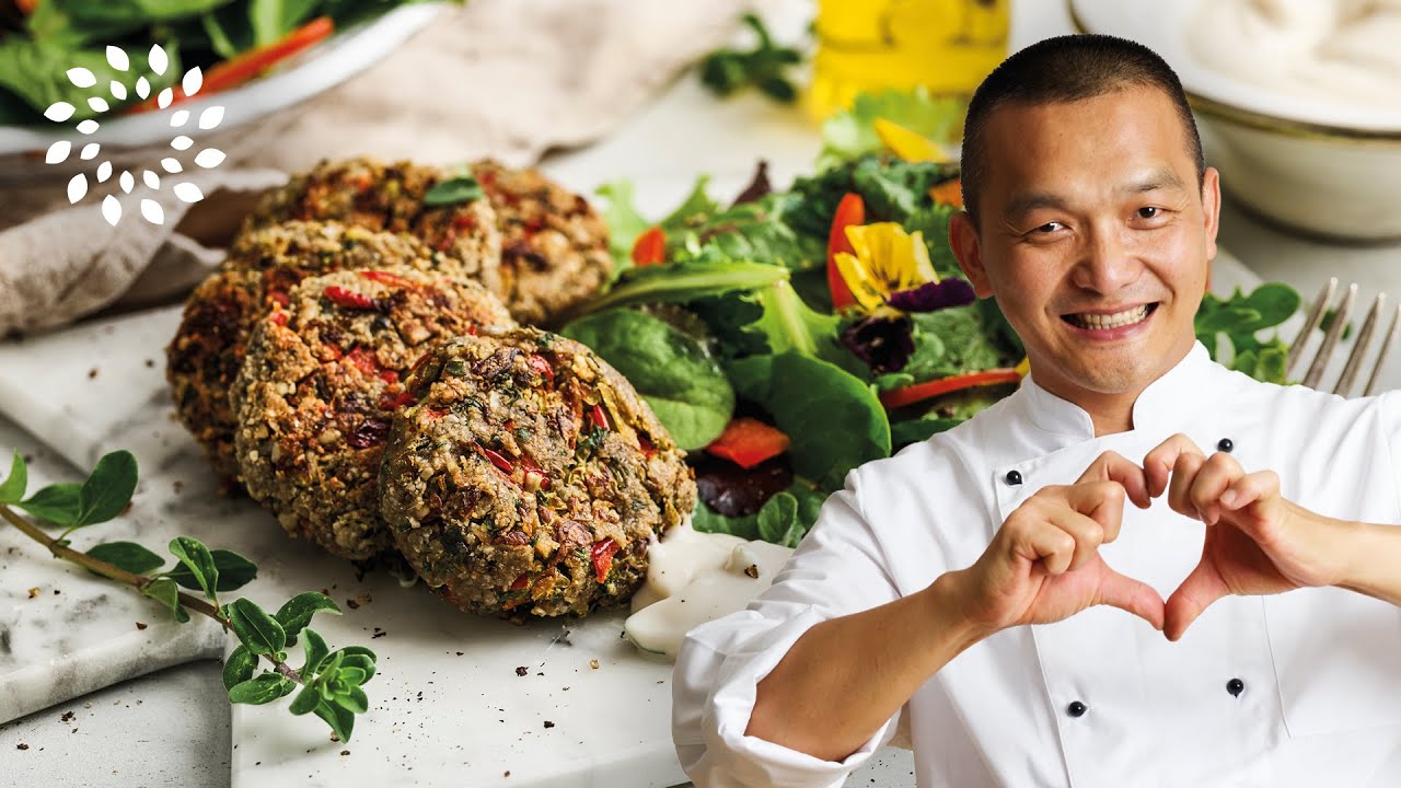 Bratlinge aus Sonnenblumenkernen [Rezept] - Vegan