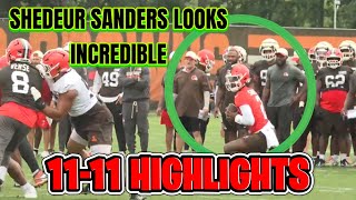 🚨Shedeur Sanders TORCHED DESHAUN WATSON IN DAY 14 11v11‼️