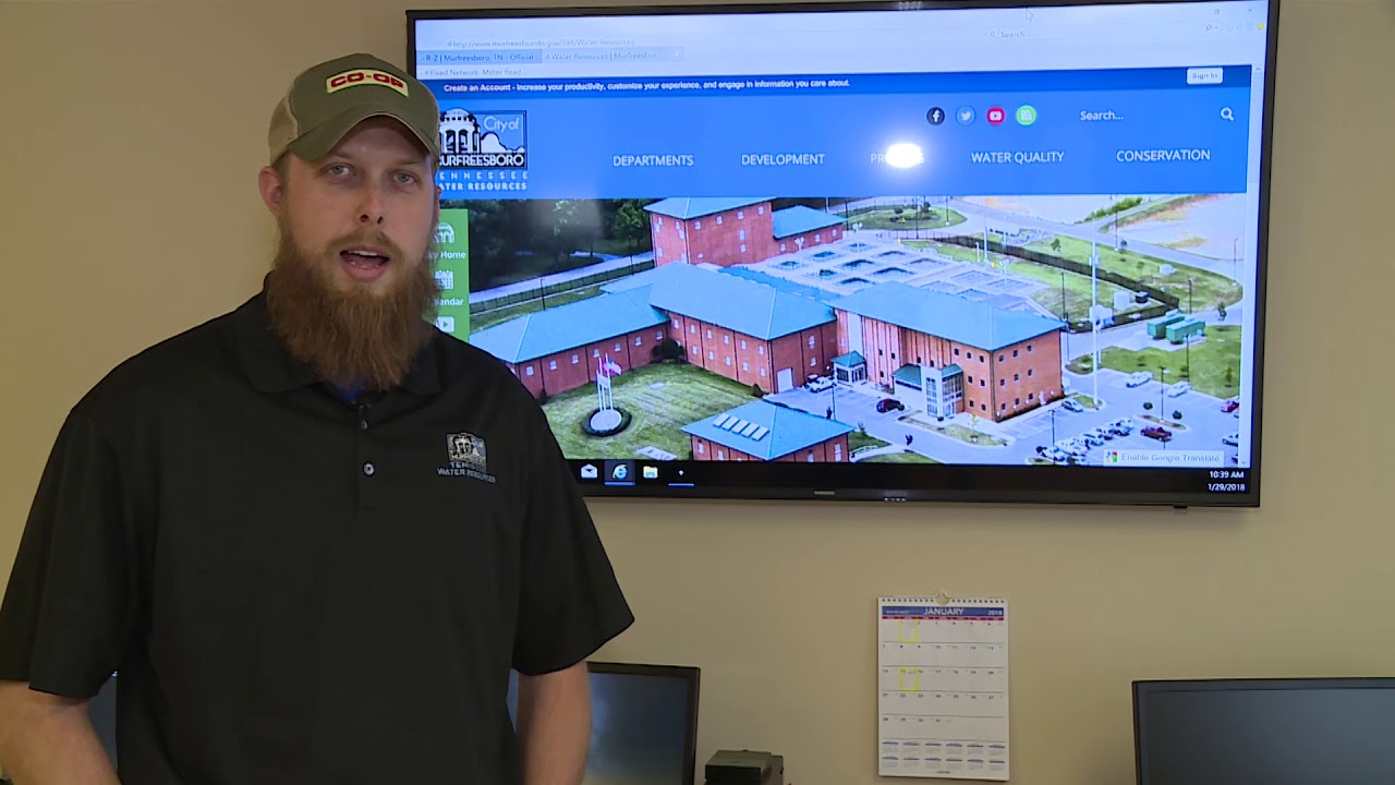Murfreesboro Water Resources Dept. Customer Portal (Newsbreak) YouTube