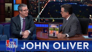 John Oliver Really Enjoys Exploding Stuff On 