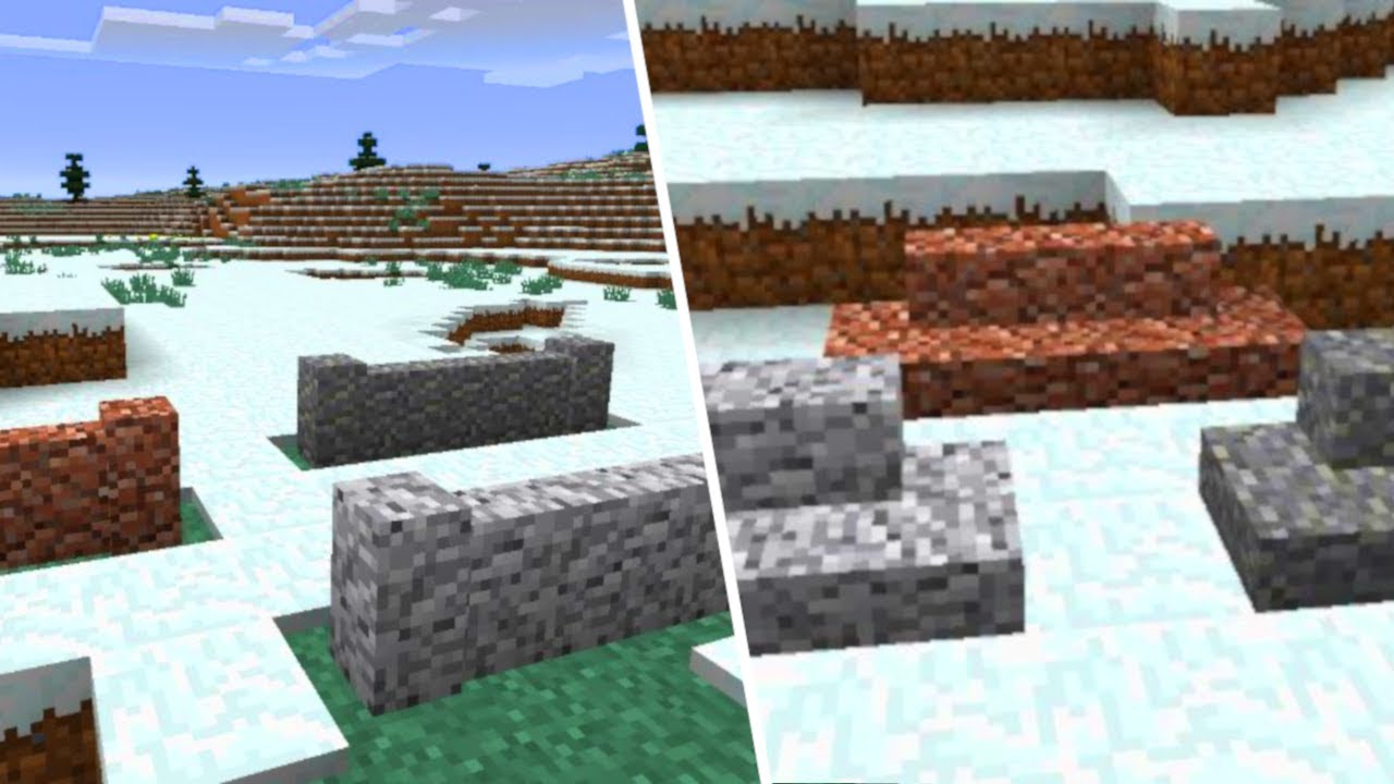 Murki, Schodki i Półbloki z Granitu, Diorytu i Andezytu w Minecraft 1.14! - [Nowinki] minecraft farmer villager