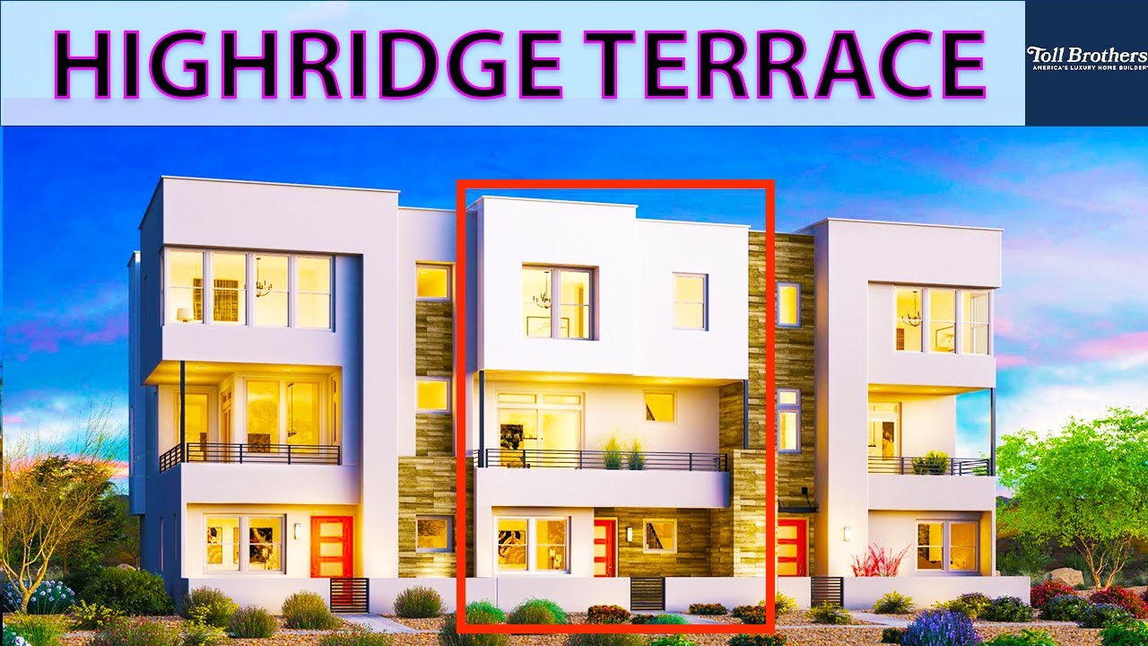 Luxury Townhome - Highridge Terrace by Toll Bros at Raven Crest | New Homes for Sale in Summerlin