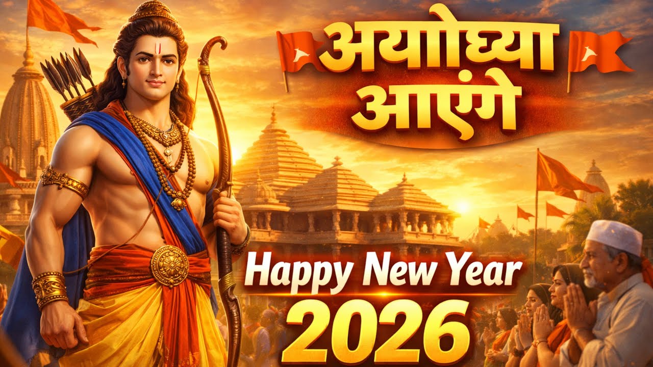अयोध्या आएंगे दर्शन हम पाएंगे 🚩 | Ram Bhajan New Year 2026 | Jai Shri Ram Song