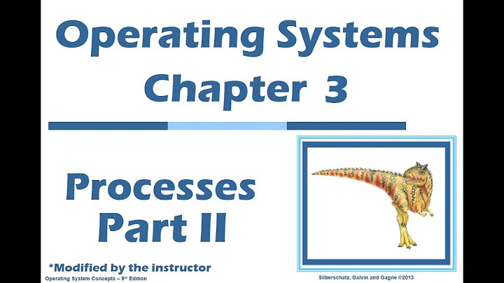 OS Chapter 3 - Processes: Part 2