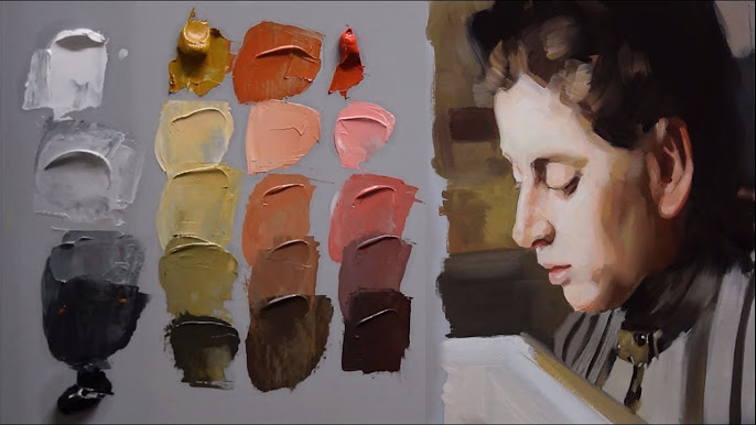 How to paint a portrait with slow drying Golden Open acrylics: substrate  makes a difference 