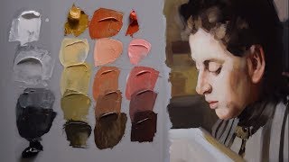 How to MIX Light Skin Colors  Zorn's Palette  Full Demonstration