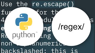 Escaping regex string