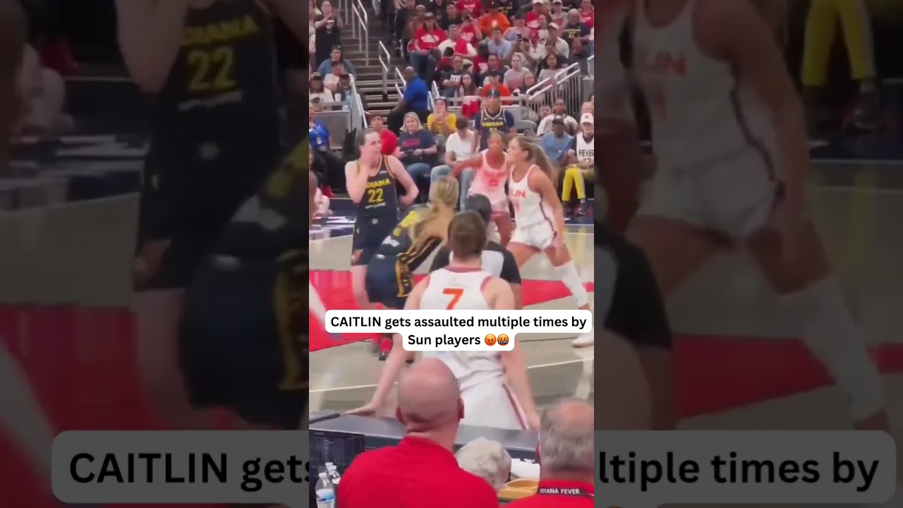 Caitlin Clark Gets Attacked Again 😤 Eye Poke & Hard Hits with ZERO Protection