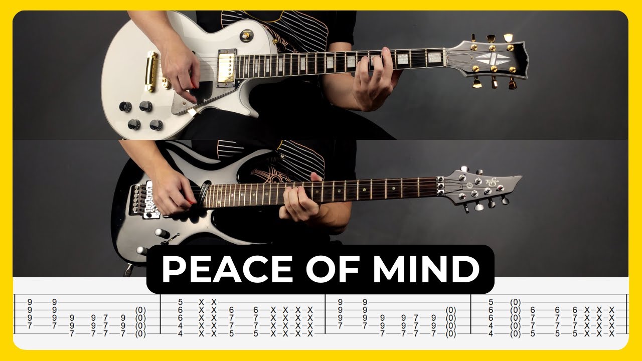 Peace Of Mind - Boston | Tabs | Guitar Lesson | Cover | Tutorial | Solo | All Guitar Parts