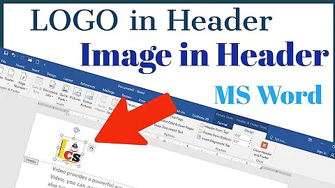 How To Put a Logo in a Header or Footer in MS Word | Insert Picture in Header