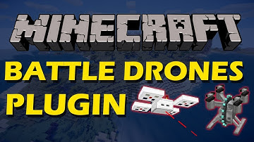 The future is here in Minecraft with Battle Drones Plugin