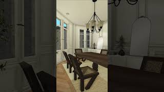 ✧ parisian dining room  #bloxburg #roblox #vlog #paris #parissaintgermain #paris #parisianvibes