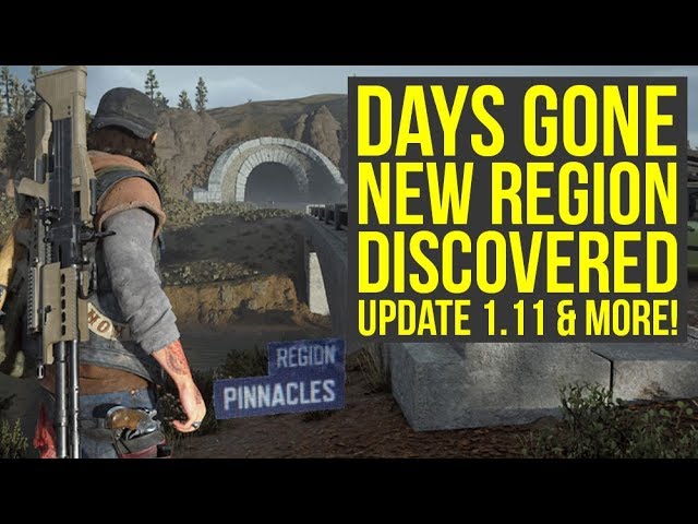 The Days Gone Day One Update is Massive