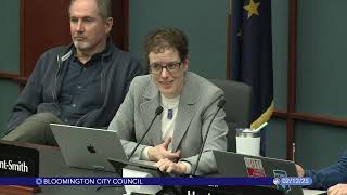Bloomington City Council, February 12, 2025