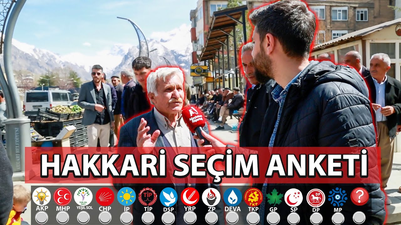 Hakkari Sayaçlı Seçim Anketi: Bir Parti Doruklarda!