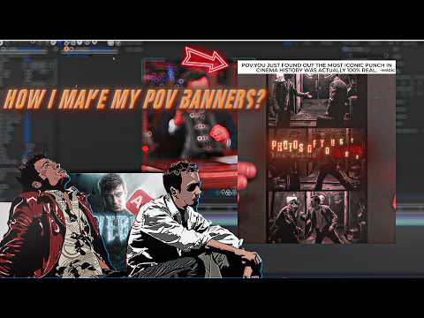 How I make my POV banners? 🎥 (Simple & Clean)