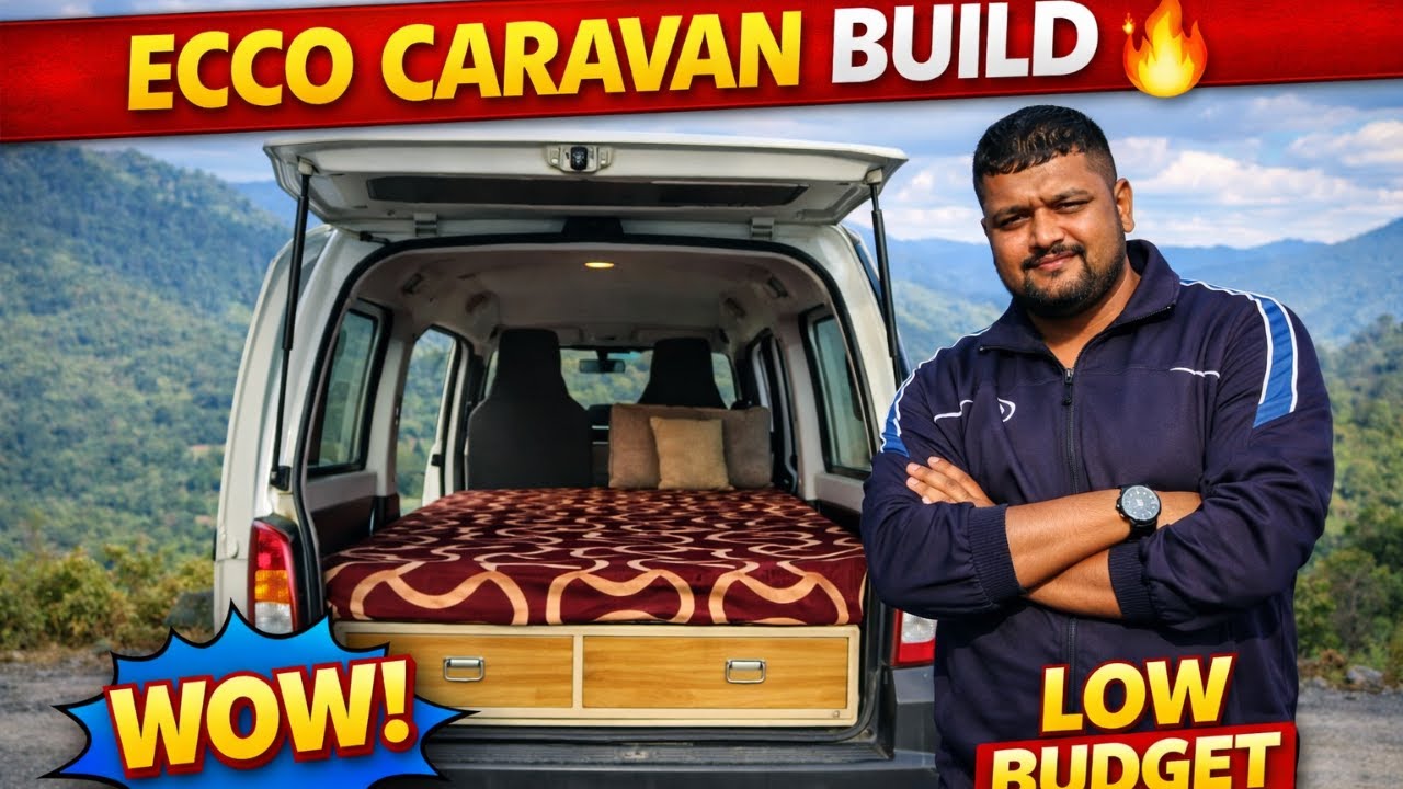 Ecco Caravan Fixes 🔧 | Low Budget Camper Van India