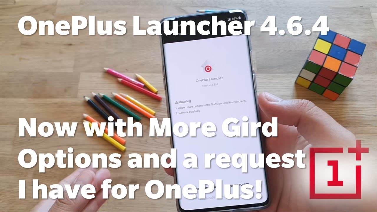 OnePlus Launcher 4.6.4 Update - Now with more Grid Options and a request I have for OnePlus!